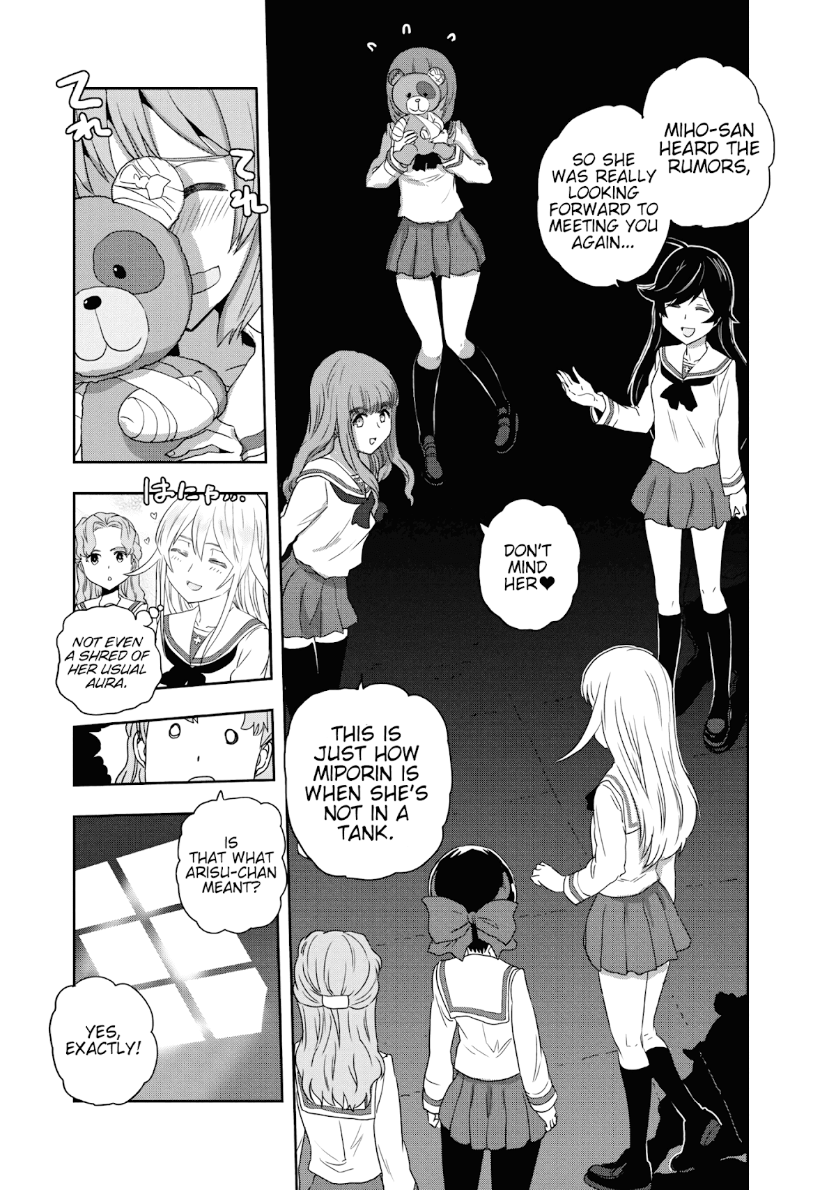 Girls & Panzer - Ribbon no Musha Chapter 55 page 11 - Chapter 55: Infiltrating the Ooarai Girls' Academy Ship (Part 3)