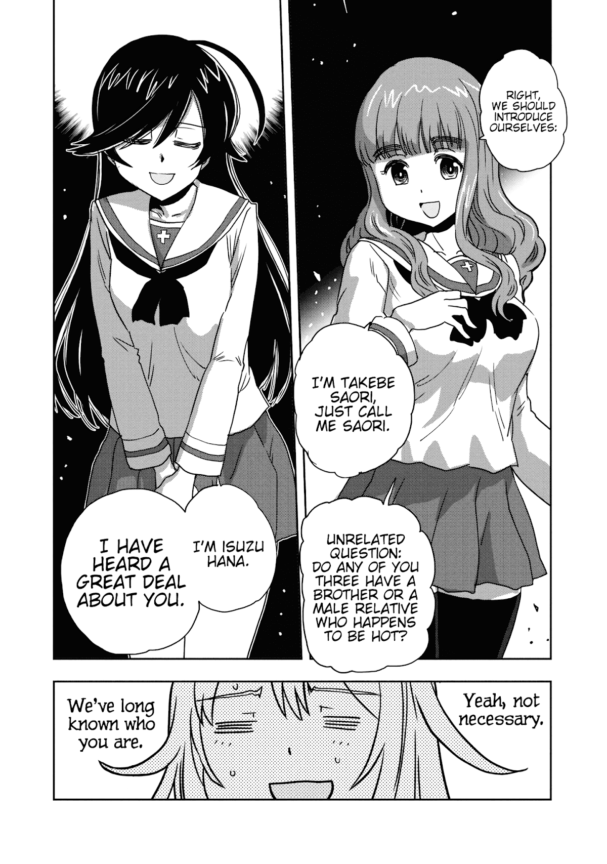 Girls & Panzer - Ribbon no Musha Chapter 55 page 13 - Chapter 55: Infiltrating the Ooarai Girls' Academy Ship (Part 3)