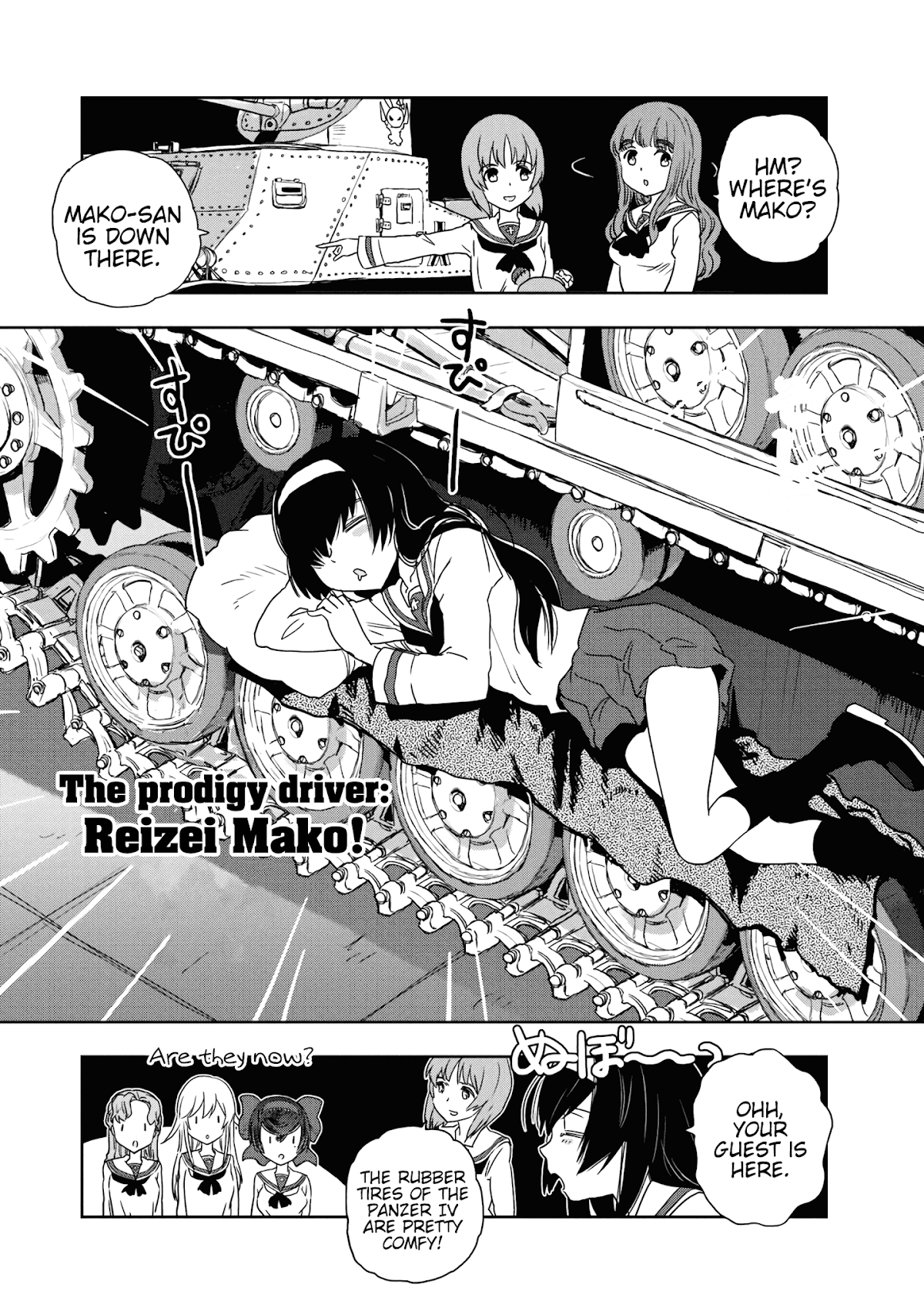 Girls & Panzer - Ribbon no Musha Chapter 55 page 15 - Chapter 55: Infiltrating the Ooarai Girls' Academy Ship (Part 3)