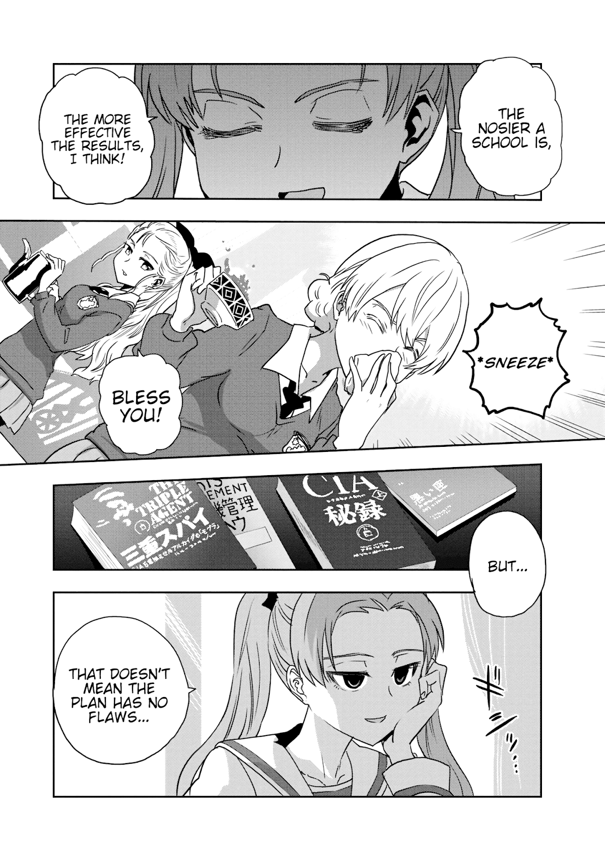 Girls & Panzer - Ribbon no Musha Chapter 55 page 23 - Chapter 55: Infiltrating the Ooarai Girls' Academy Ship (Part 3)