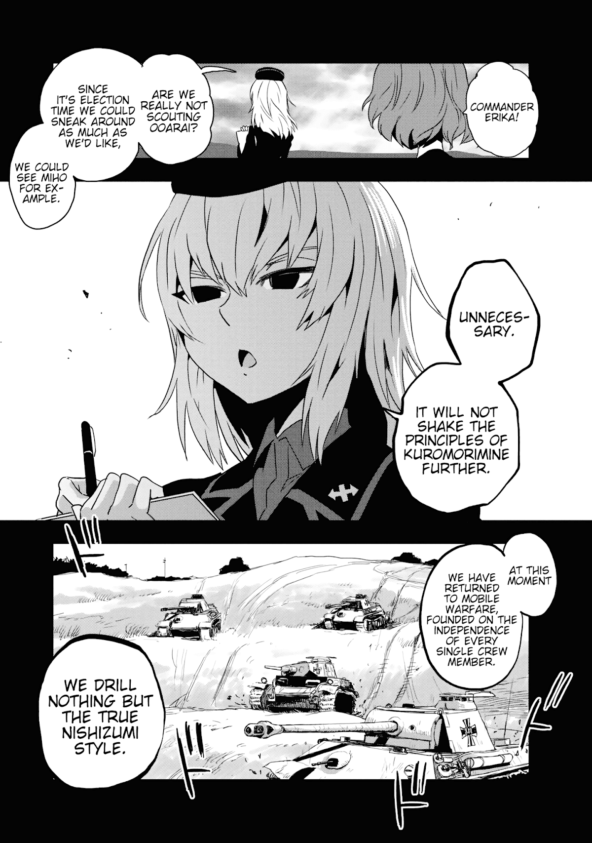 Girls & Panzer - Ribbon no Musha Chapter 55 page 25 - Chapter 55: Infiltrating the Ooarai Girls' Academy Ship (Part 3)