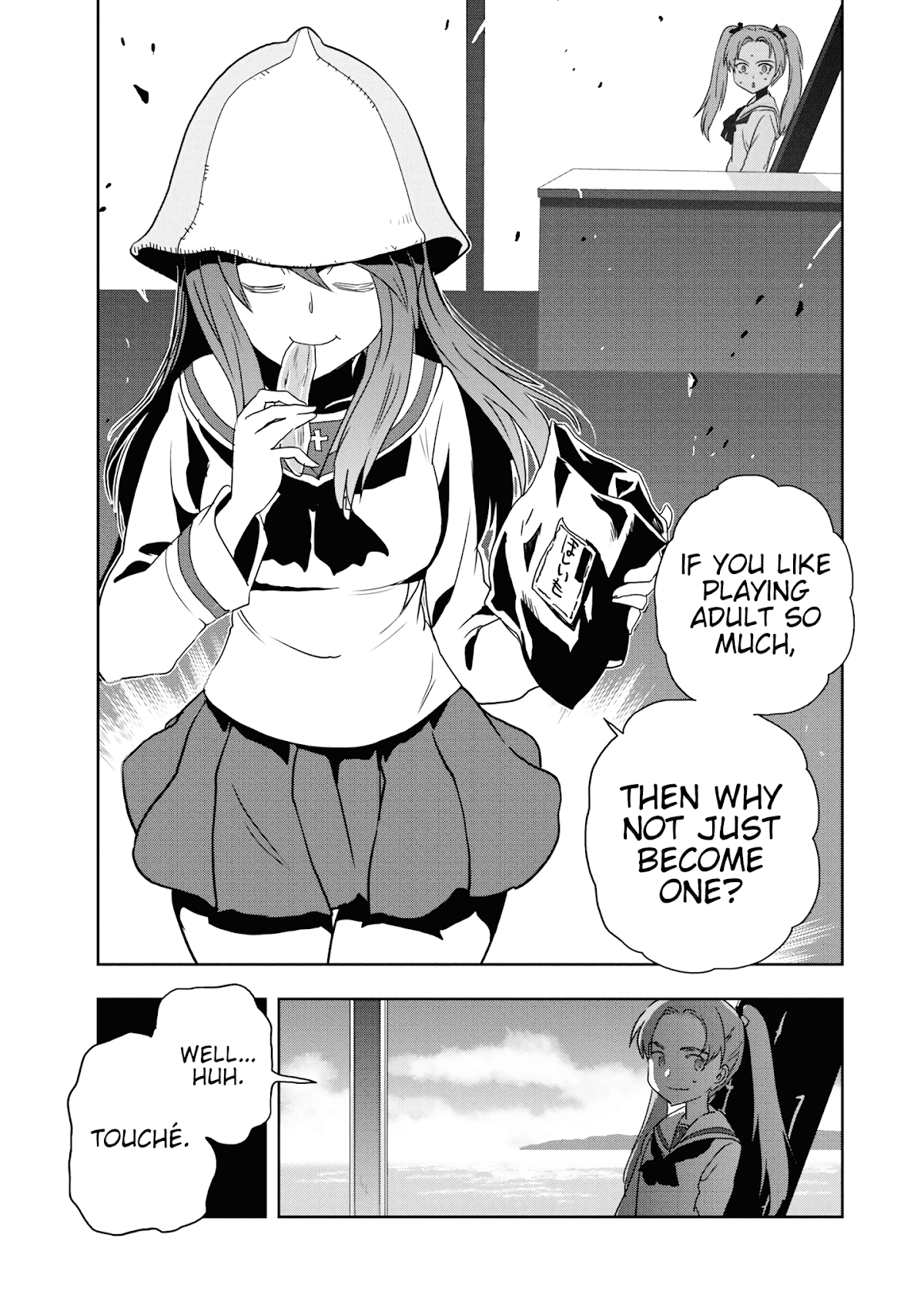 Girls & Panzer - Ribbon no Musha Chapter 55 page 30 - Chapter 55: Infiltrating the Ooarai Girls' Academy Ship (Part 3)