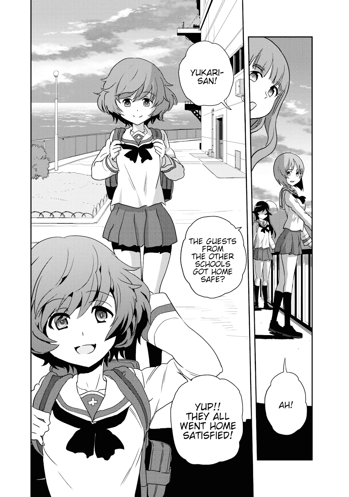 Girls & Panzer - Ribbon no Musha Chapter 55 page 35 - Chapter 55: Infiltrating the Ooarai Girls' Academy Ship (Part 3)