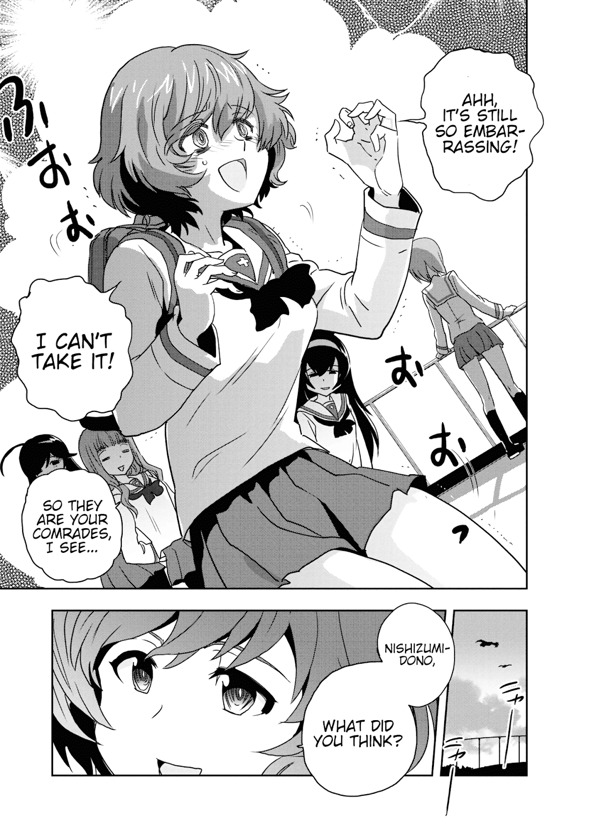 Girls & Panzer - Ribbon no Musha Chapter 55 page 37 - Chapter 55: Infiltrating the Ooarai Girls' Academy Ship (Part 3)