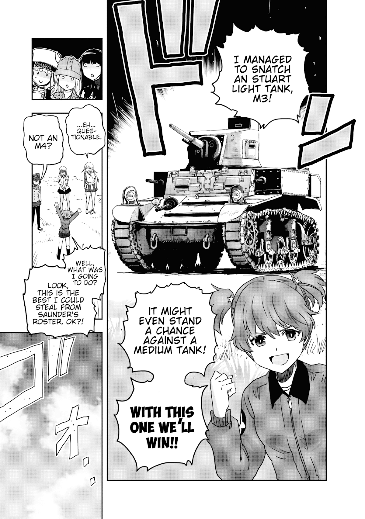 Girls & Panzer - Ribbon no Musha Chapter 56 page 11 - Chapter 56: We will not win with these tanks
