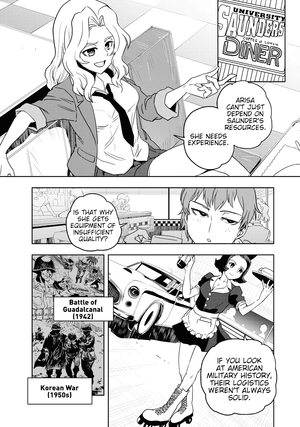 Girls & Panzer - Ribbon no Musha Chapter 56 page 12 - Chapter 56: We will not win with these tanks