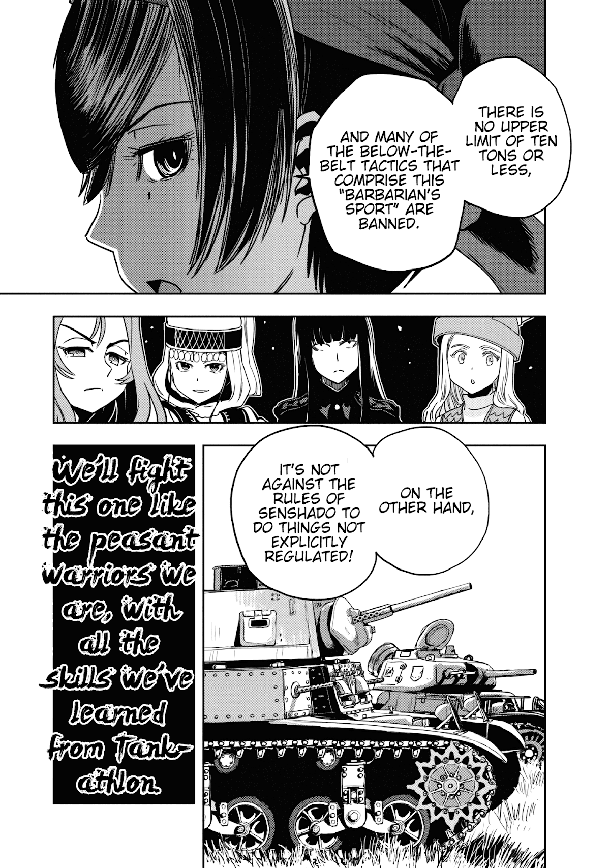 Girls & Panzer - Ribbon no Musha Chapter 56 page 15 - Chapter 56: We will not win with these tanks