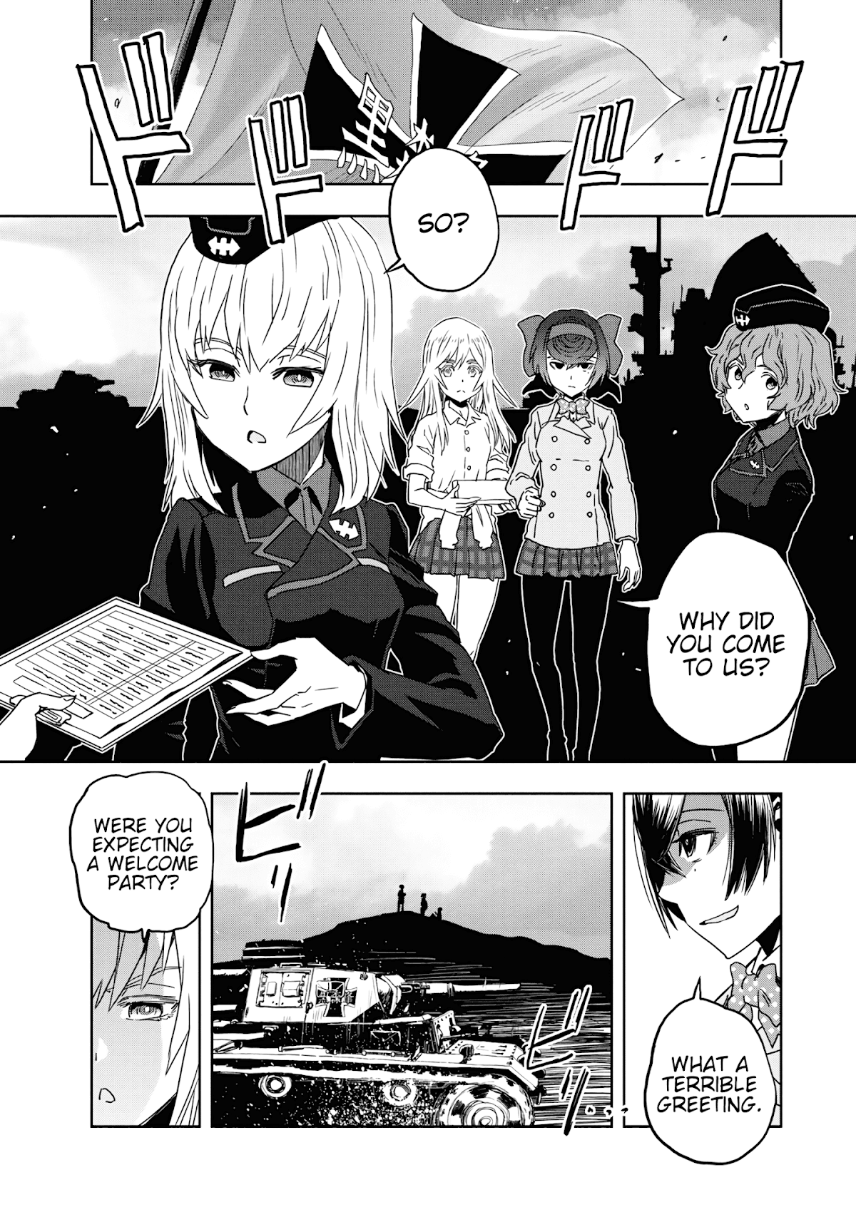 Girls & Panzer - Ribbon no Musha Chapter 56 page 18 - Chapter 56: We will not win with these tanks