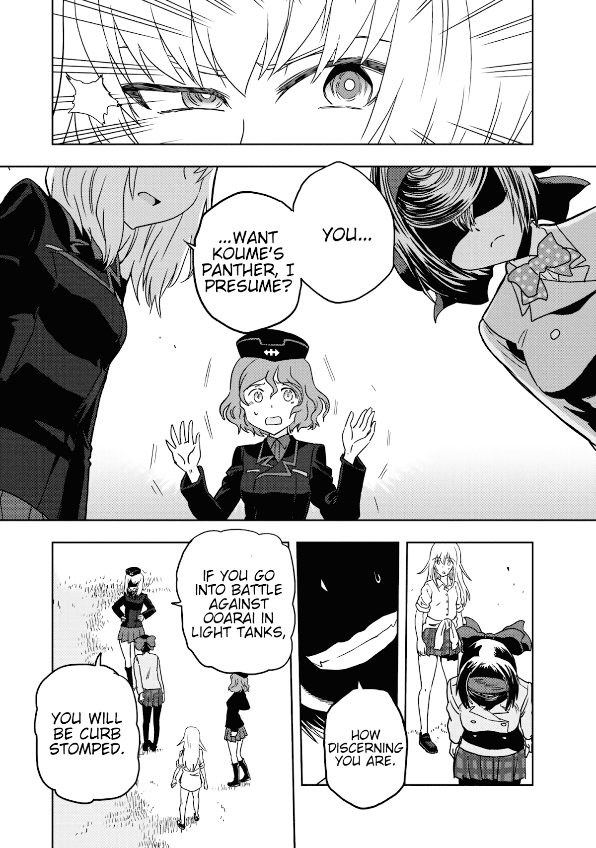 Girls & Panzer - Ribbon no Musha Chapter 56 page 23 - Chapter 56: We will not win with these tanks