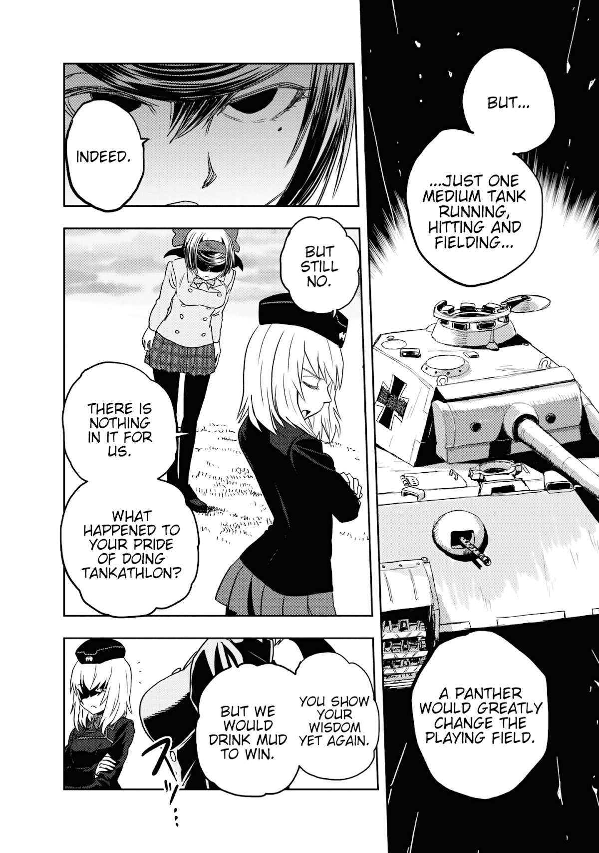 Girls & Panzer - Ribbon no Musha Chapter 56 page 24 - Chapter 56: We will not win with these tanks