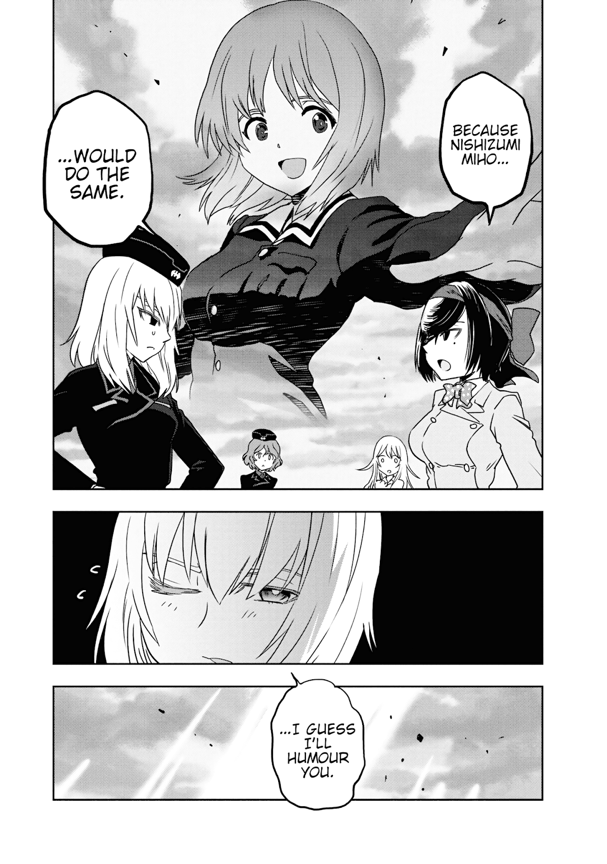 Girls & Panzer - Ribbon no Musha Chapter 56 page 25 - Chapter 56: We will not win with these tanks