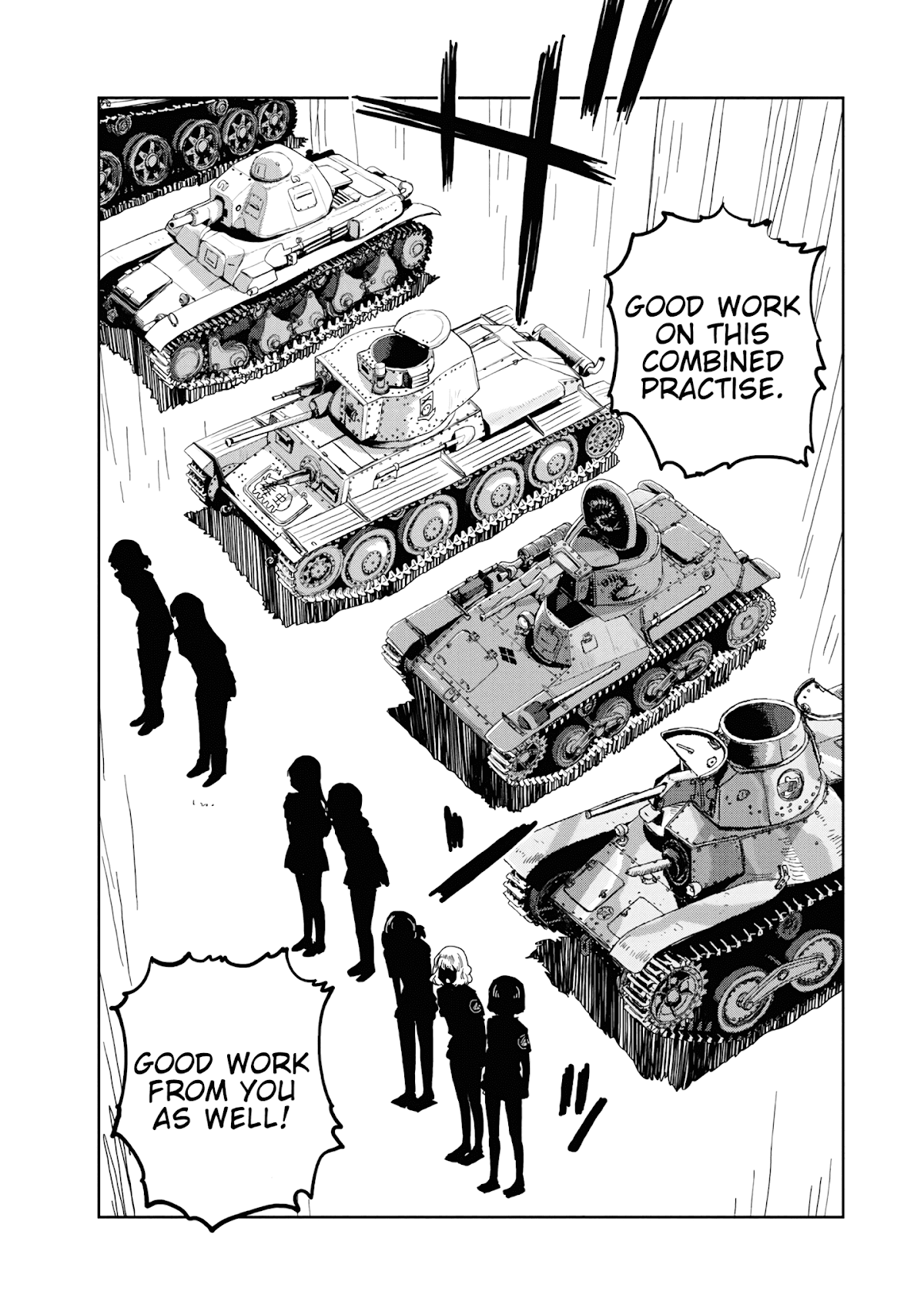 Girls & Panzer - Ribbon no Musha Chapter 56 page 6 - Chapter 56: We will not win with these tanks