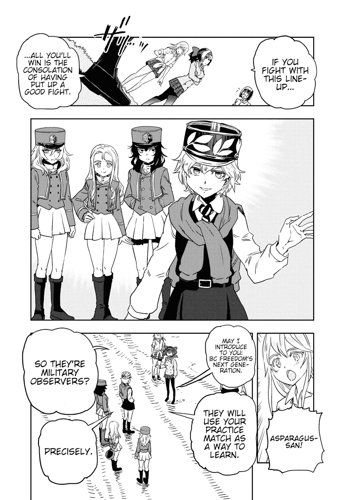 Girls & Panzer - Ribbon no Musha Chapter 56 page 9 - Chapter 56: We will not win with these tanks