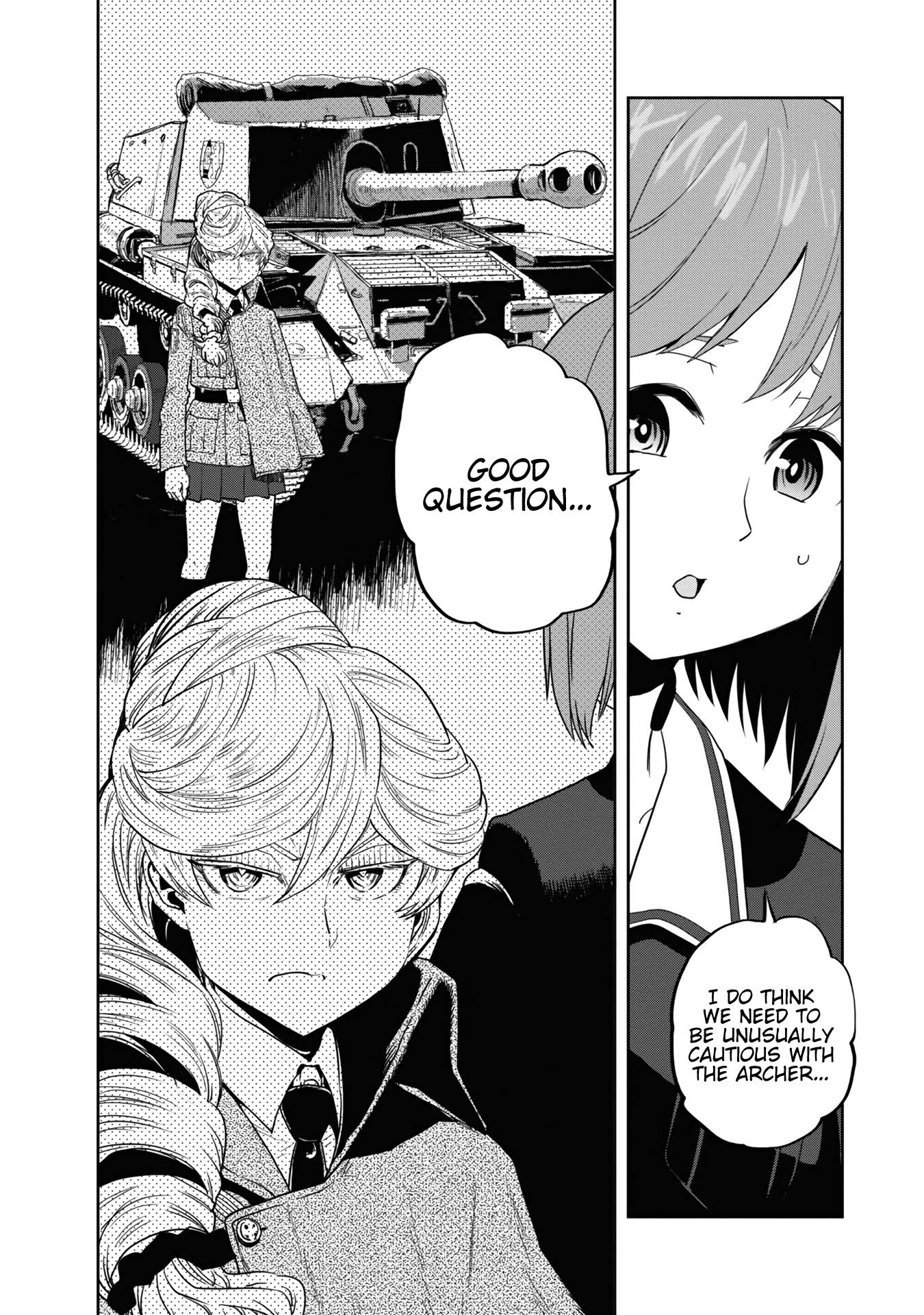Girls & Panzer - Ribbon no Musha Chapter 57 page 10 - Chapter 57: The Showdown with Nishizumi Miho (Part 1)