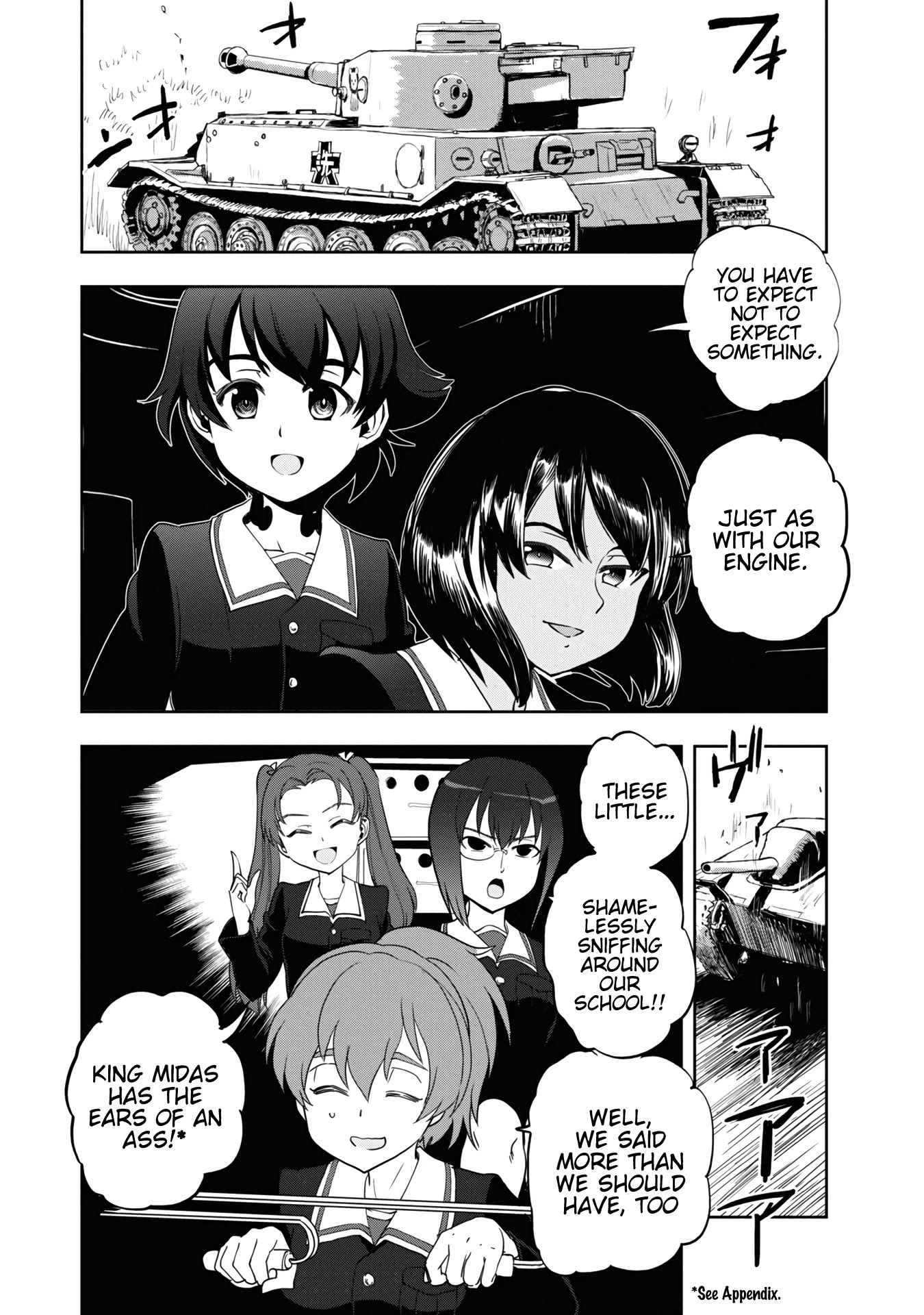 Girls & Panzer - Ribbon no Musha Chapter 57 page 13 - Chapter 57: The Showdown with Nishizumi Miho (Part 1)