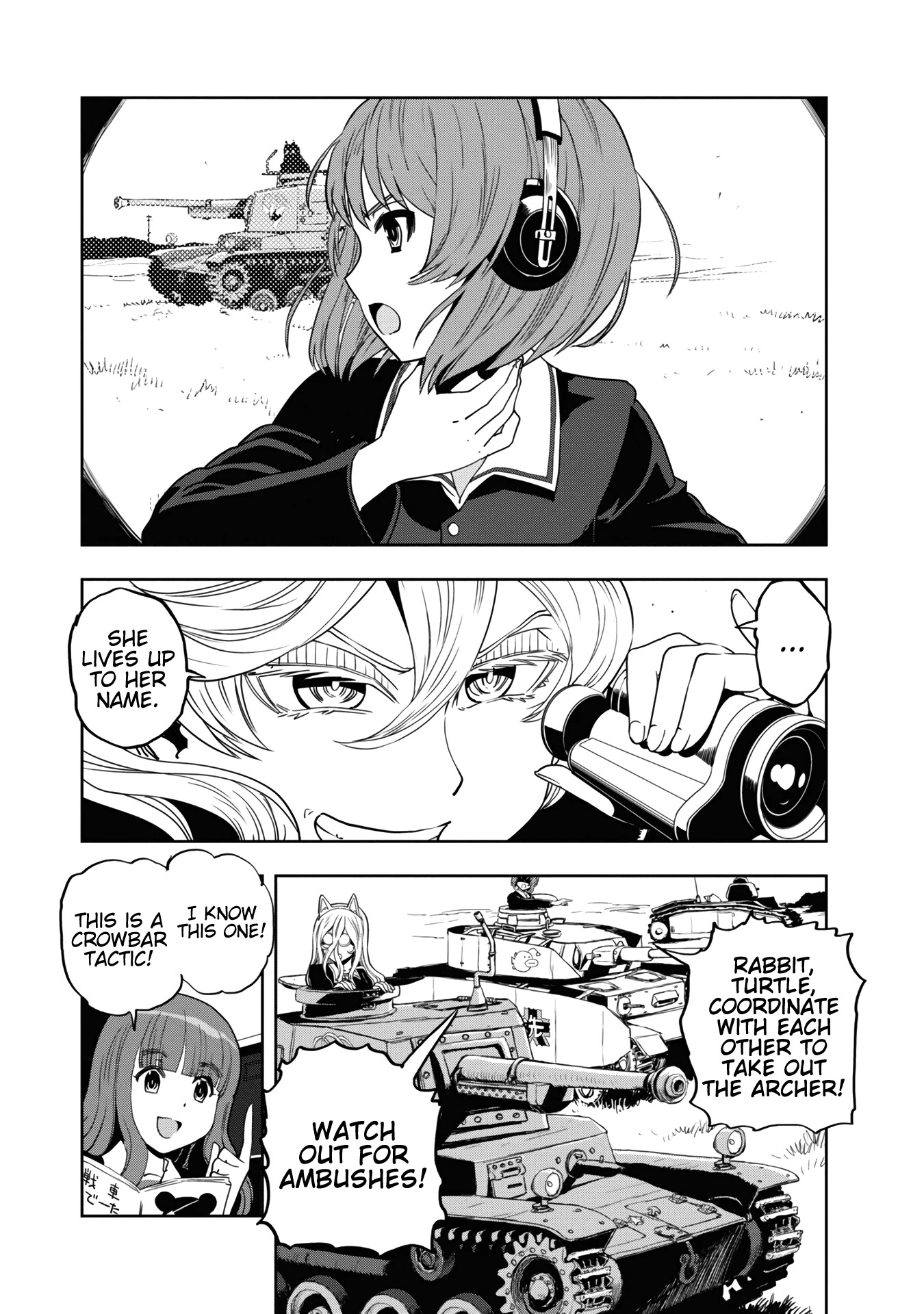 Girls & Panzer - Ribbon no Musha Chapter 57 page 21 - Chapter 57: The Showdown with Nishizumi Miho (Part 1)