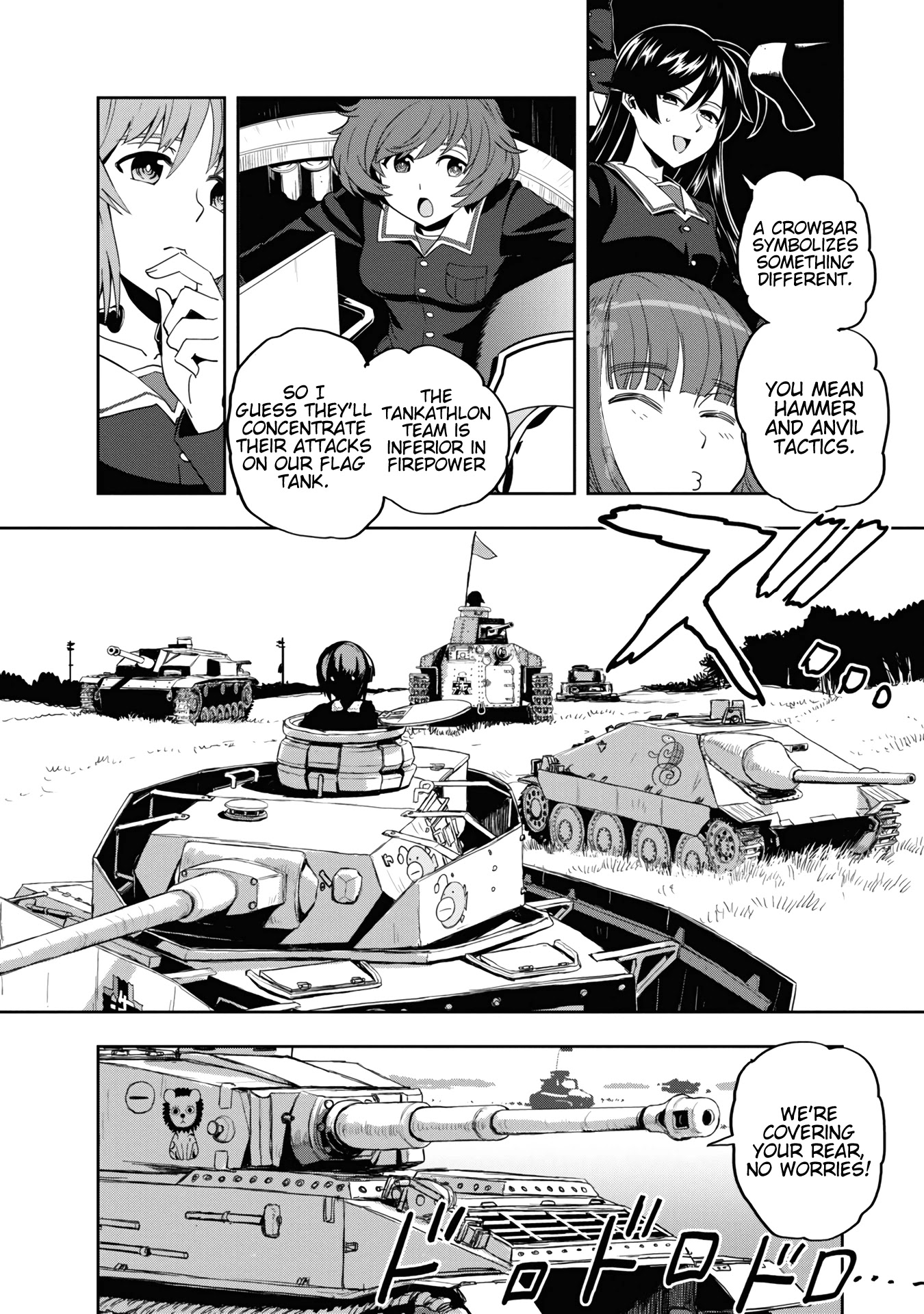 Girls & Panzer - Ribbon no Musha Chapter 57 page 22 - Chapter 57: The Showdown with Nishizumi Miho (Part 1)