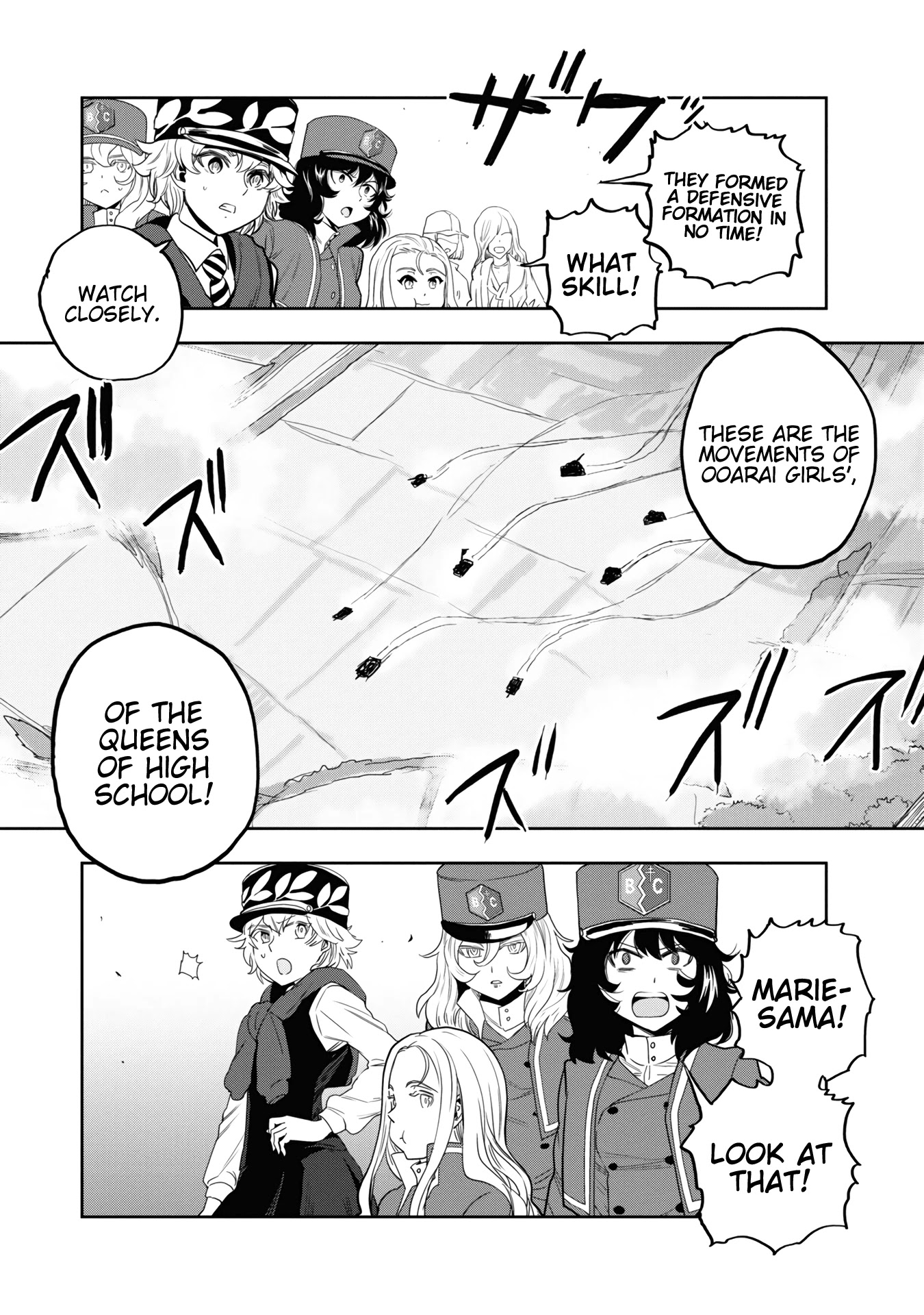 Girls & Panzer - Ribbon no Musha Chapter 57 page 23 - Chapter 57: The Showdown with Nishizumi Miho (Part 1)
