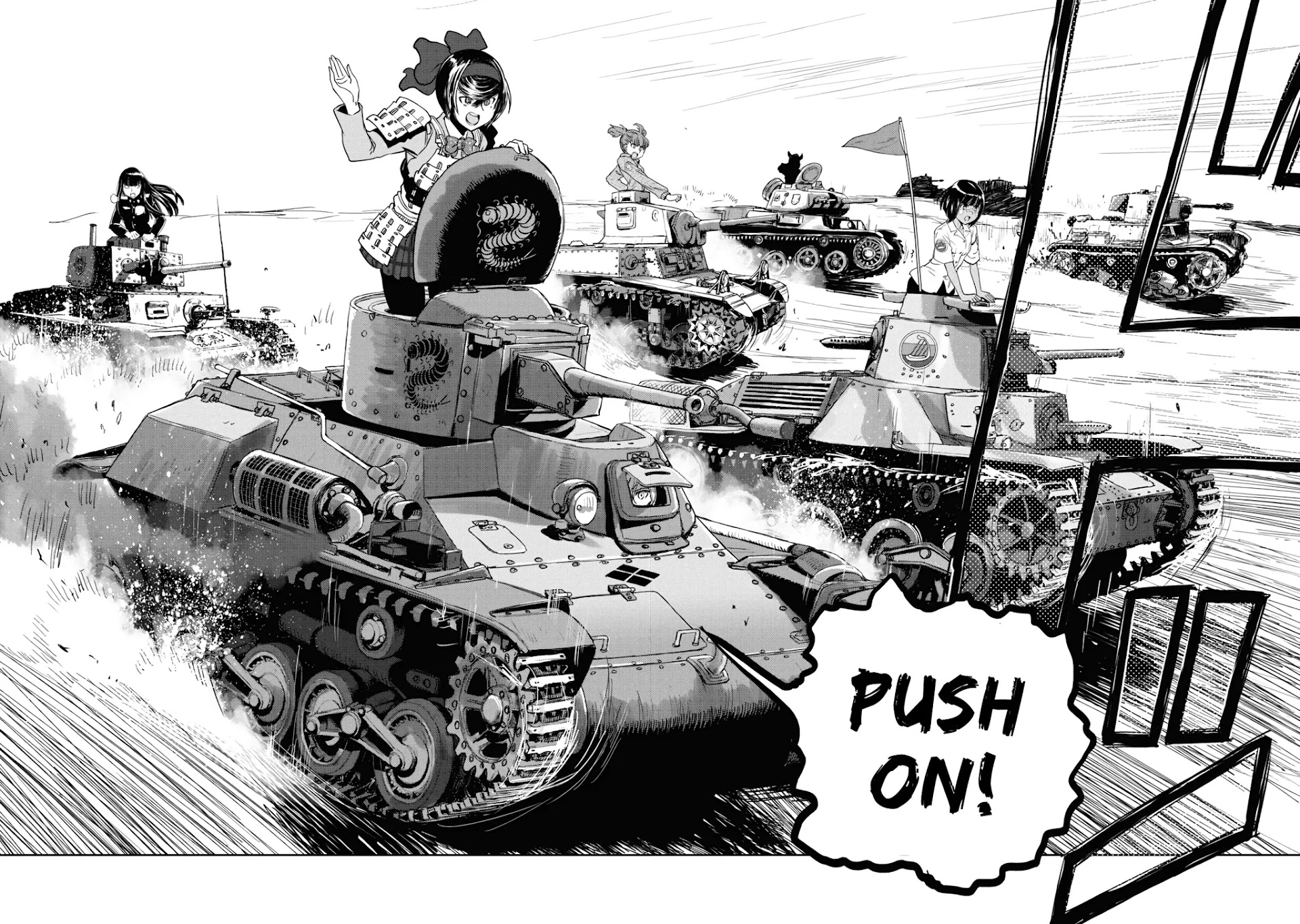 Girls & Panzer - Ribbon no Musha Chapter 57 page 24 - Chapter 57: The Showdown with Nishizumi Miho (Part 1)
