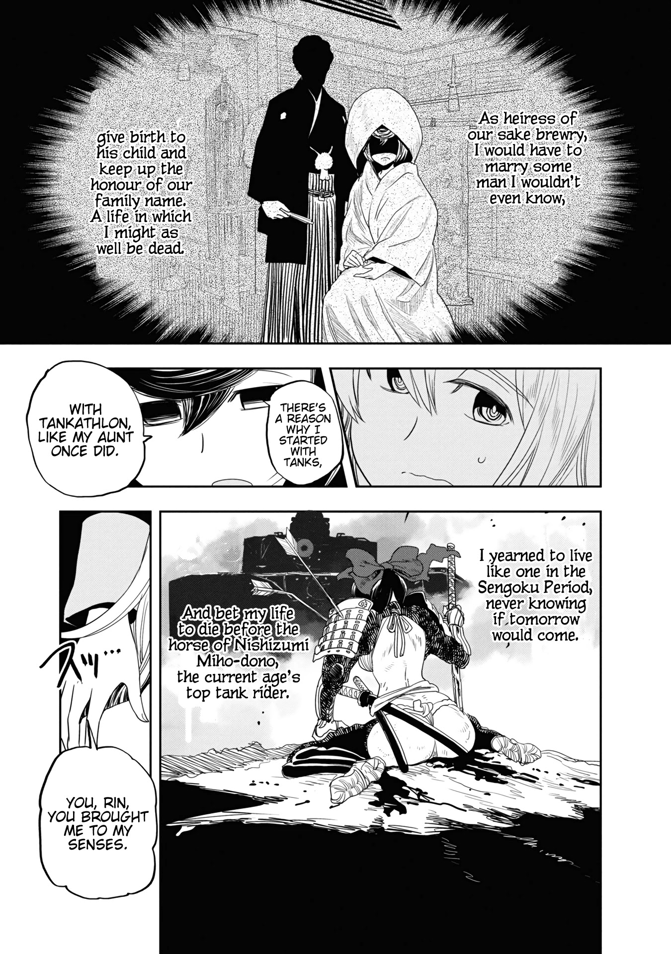 Girls & Panzer - Ribbon no Musha Chapter 58 page 12 - Chapter 58: The Showdown with Nishizumi Miho (Part 2)