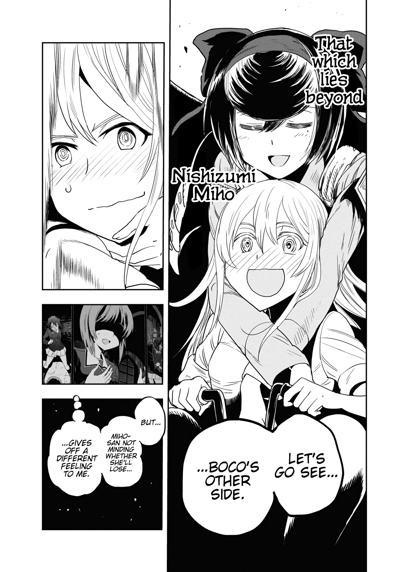 Girls & Panzer - Ribbon no Musha Chapter 58 page 13 - Chapter 58: The Showdown with Nishizumi Miho (Part 2)