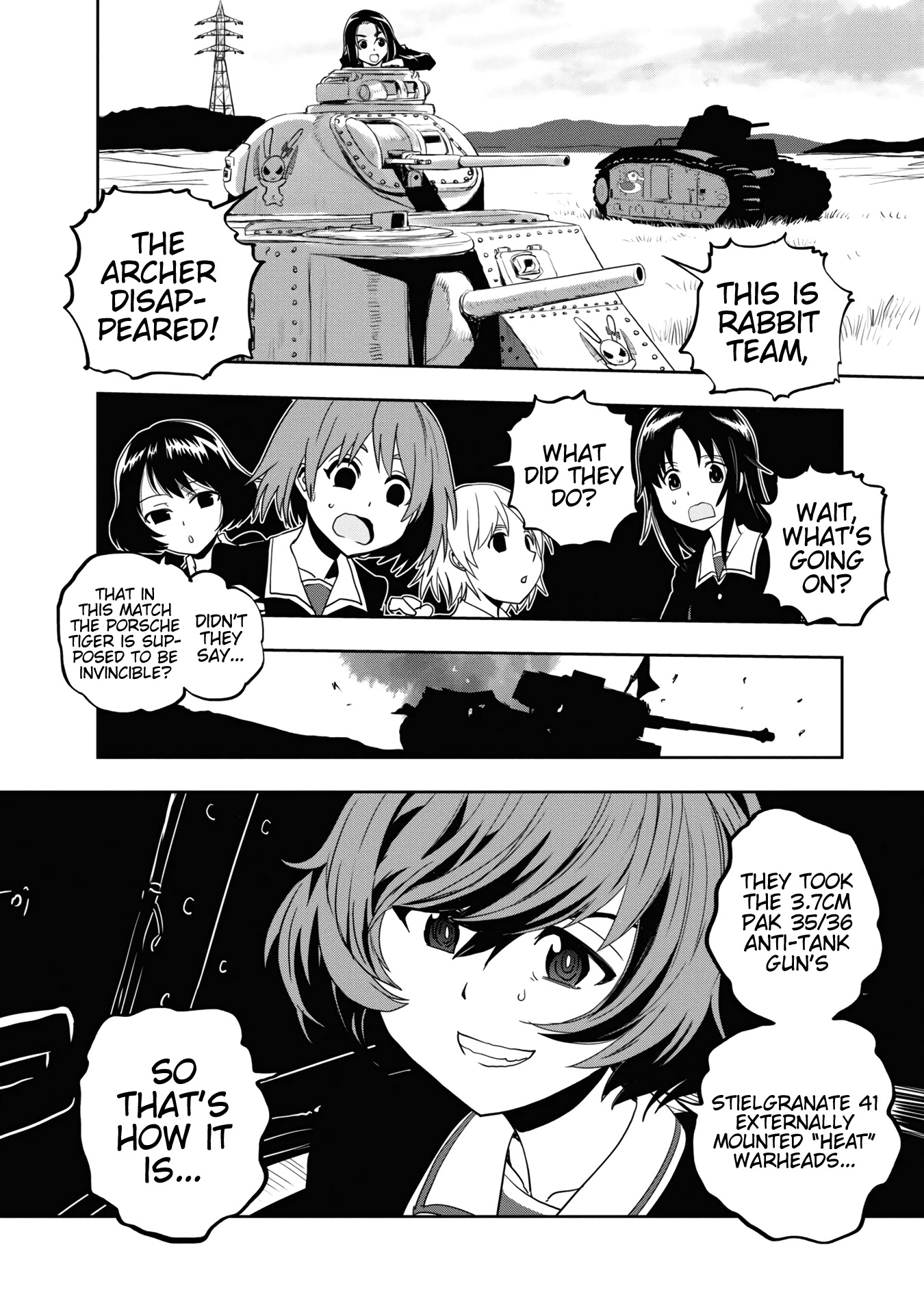 Girls & Panzer - Ribbon no Musha Chapter 58 page 33 - Chapter 58: The Showdown with Nishizumi Miho (Part 2)
