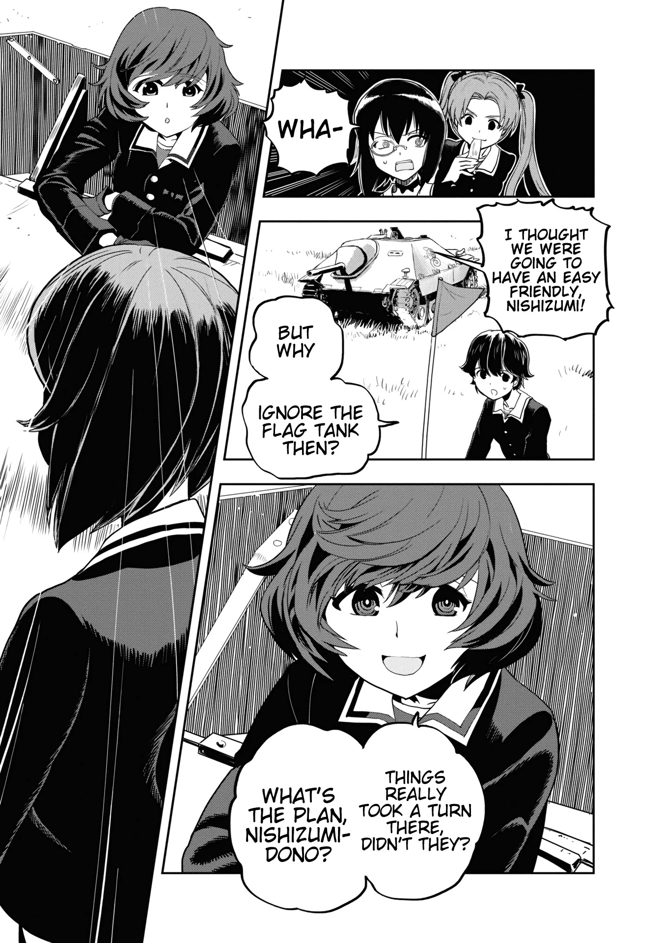 Girls & Panzer - Ribbon no Musha Chapter 58 page 36 - Chapter 58: The Showdown with Nishizumi Miho (Part 2)