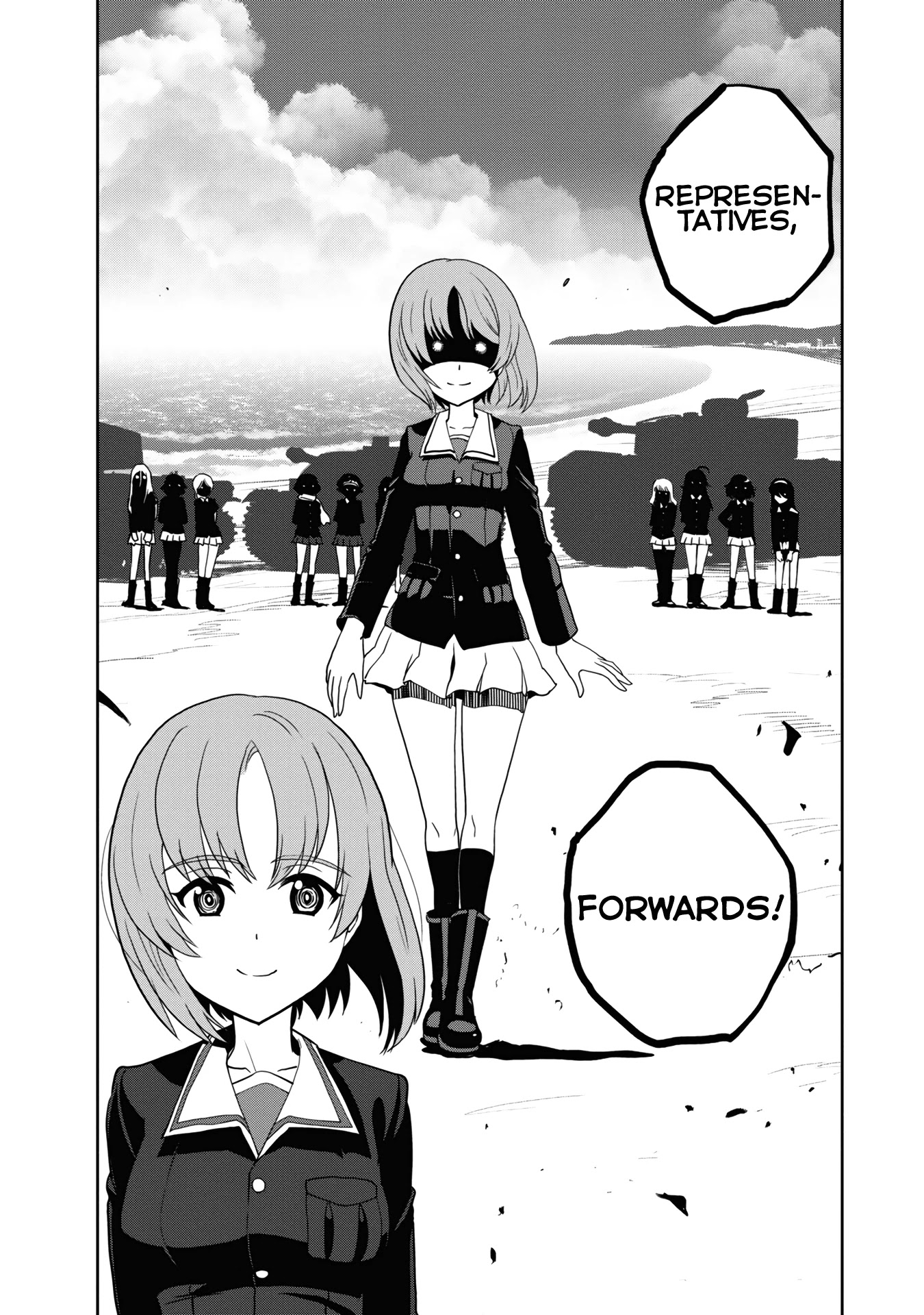 Girls & Panzer - Ribbon no Musha Chapter 58 page 9 - Chapter 58: The Showdown with Nishizumi Miho (Part 2)