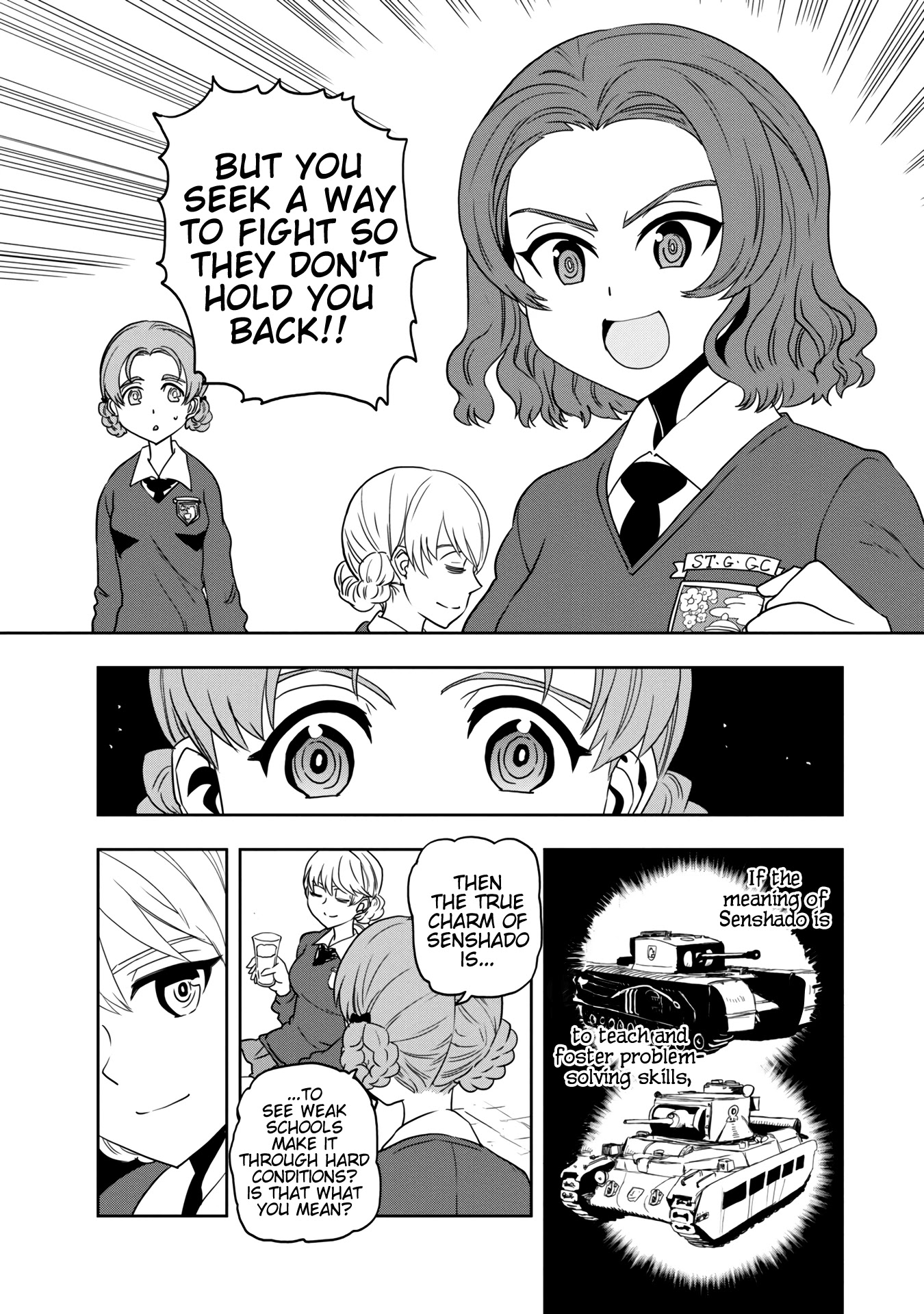 Girls & Panzer - Ribbon no Musha Chapter 59 page 10 - Chapter 59: The Showdown with Nishizumi Miho (Part 3)