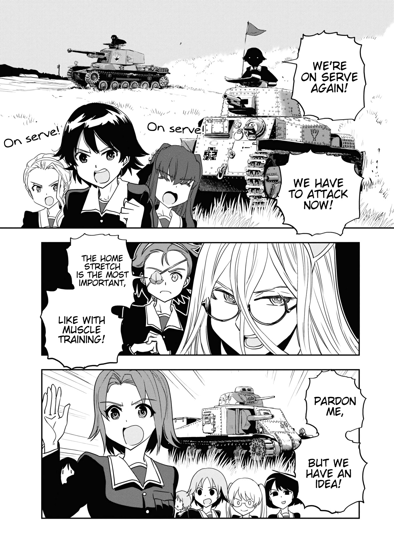 Girls & Panzer - Ribbon no Musha Chapter 59 page 14 - Chapter 59: The Showdown with Nishizumi Miho (Part 3)