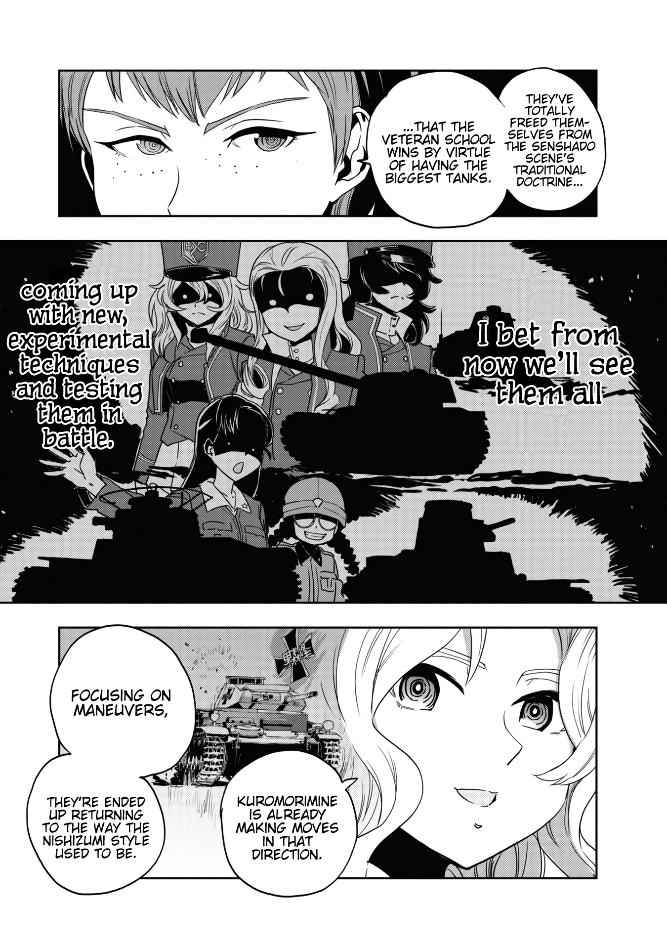 Girls & Panzer - Ribbon no Musha Chapter 59 page 5 - Chapter 59: The Showdown with Nishizumi Miho (Part 3)