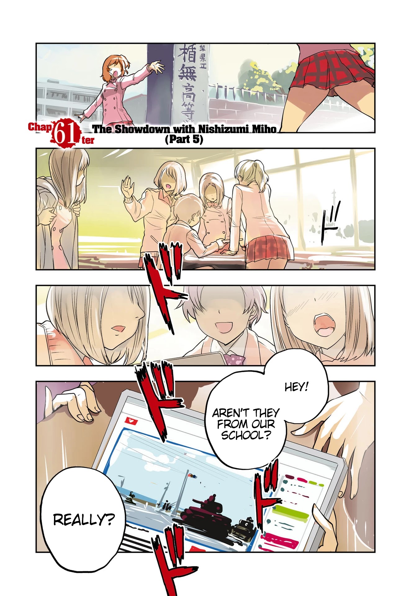 Girls & Panzer - Ribbon no Musha Chapter 61 page 2 - Chapter 61: The Showdown with Nishizumi Miho (Part 5)
