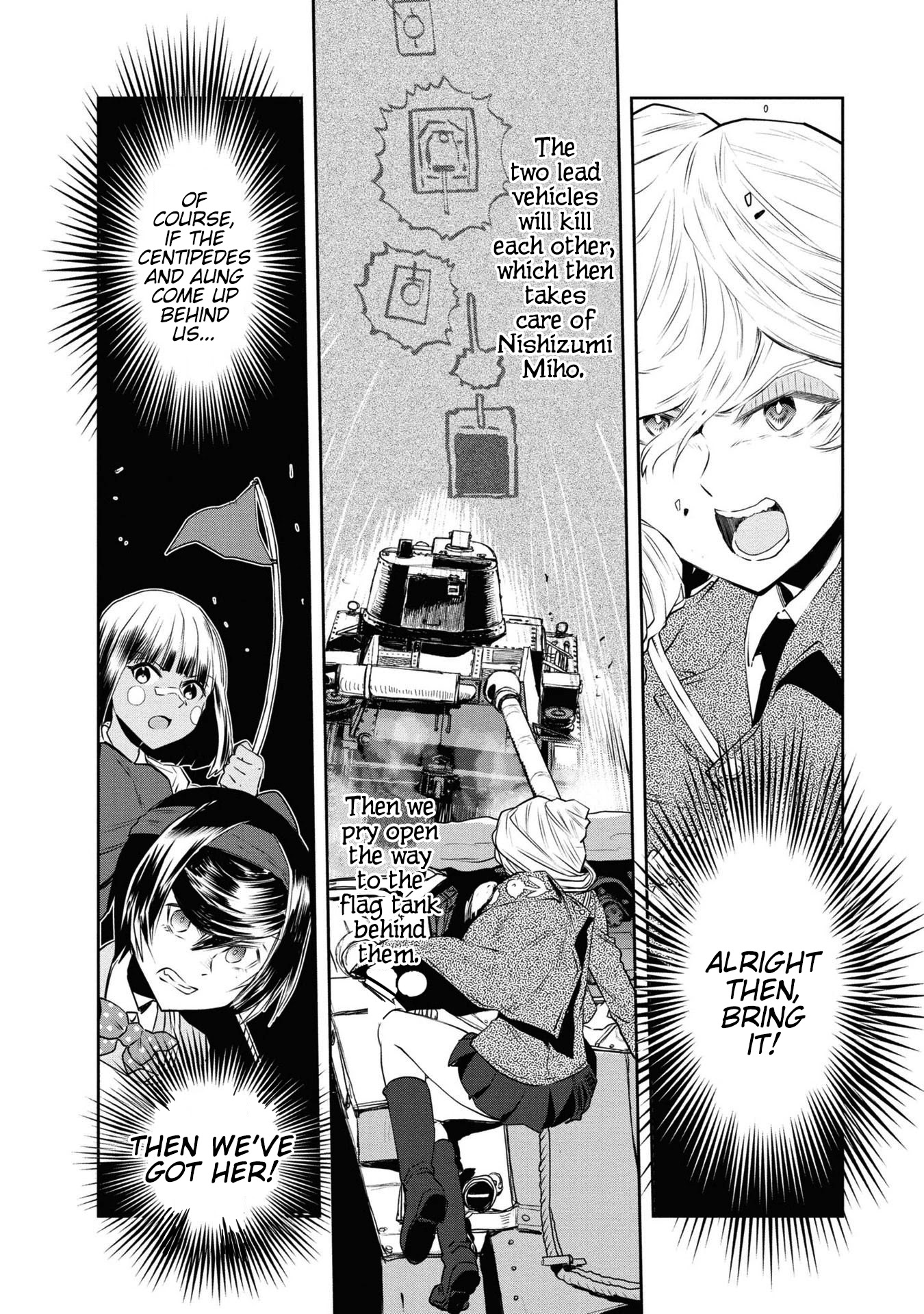 Girls & Panzer - Ribbon no Musha Chapter 63 page 11 - Chapter 63: The Showdown with Nishizumi Miho (Part 7)