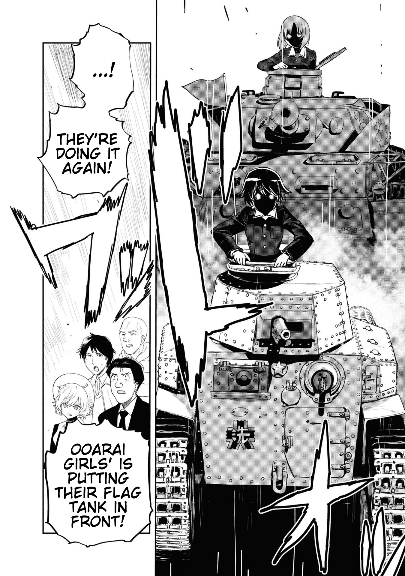 Girls & Panzer - Ribbon no Musha Chapter 63 page 13 - Chapter 63: The Showdown with Nishizumi Miho (Part 7)