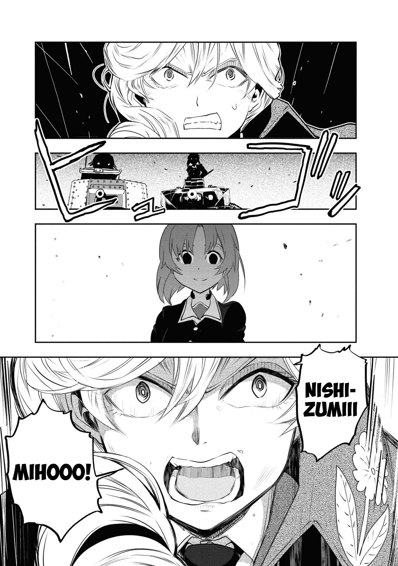Girls & Panzer - Ribbon no Musha Chapter 63 page 14 - Chapter 63: The Showdown with Nishizumi Miho (Part 7)