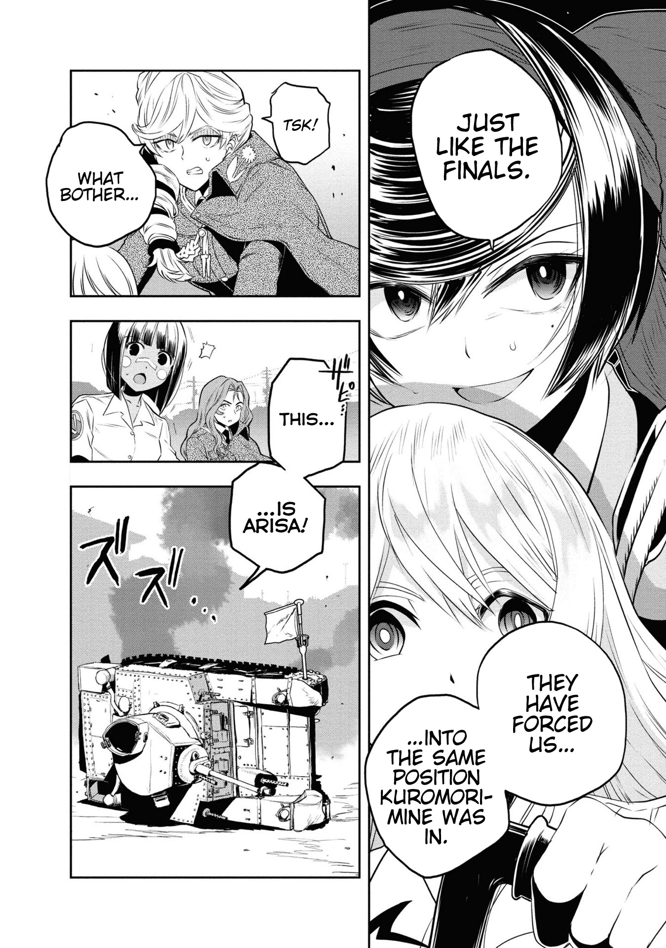 Girls & Panzer - Ribbon no Musha Chapter 63 page 4 - Chapter 63: The Showdown with Nishizumi Miho (Part 7)