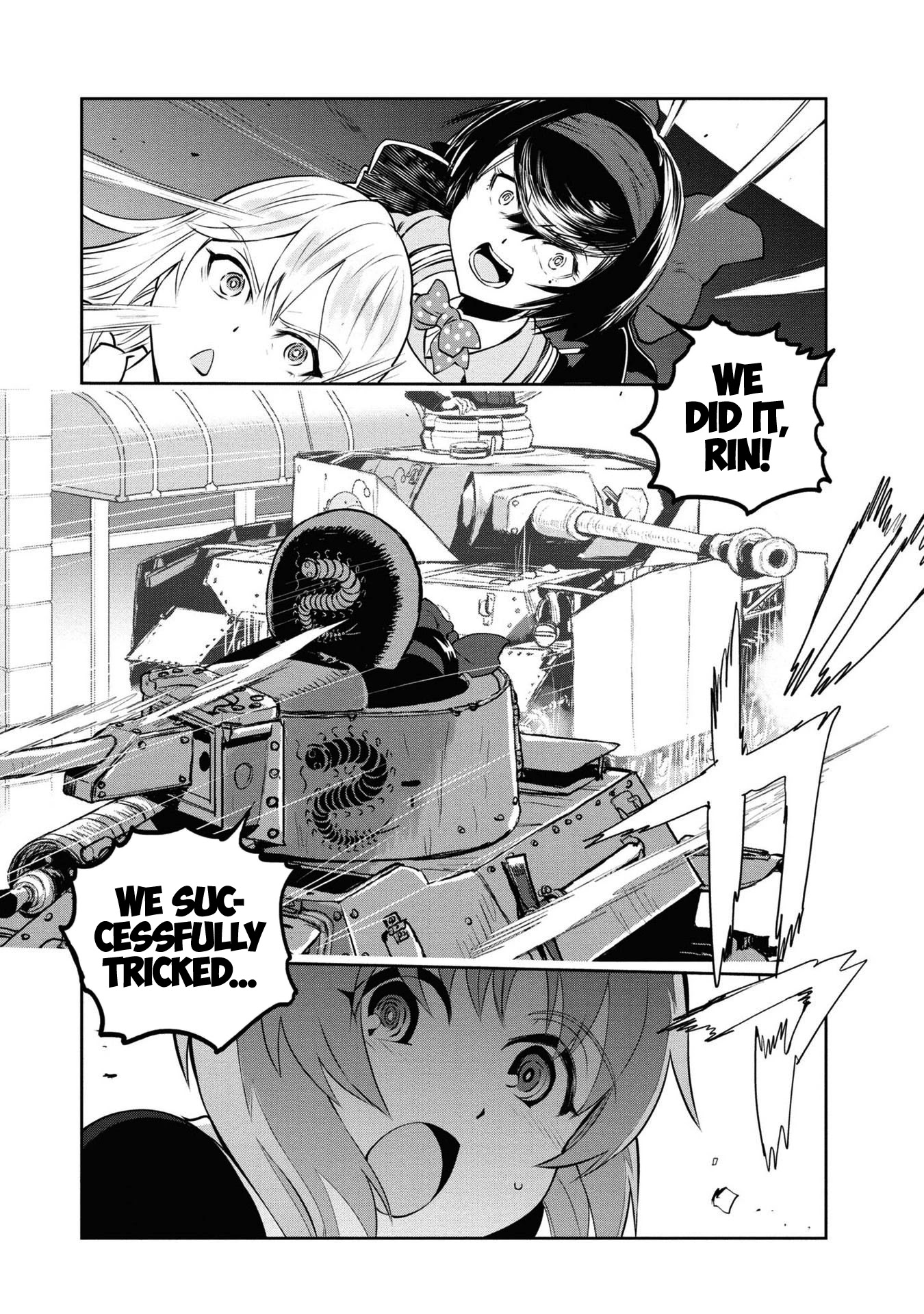 Girls & Panzer - Ribbon no Musha Chapter 64 page 1 - Chapter 64: Team Centipede's Journey will go on. [END]