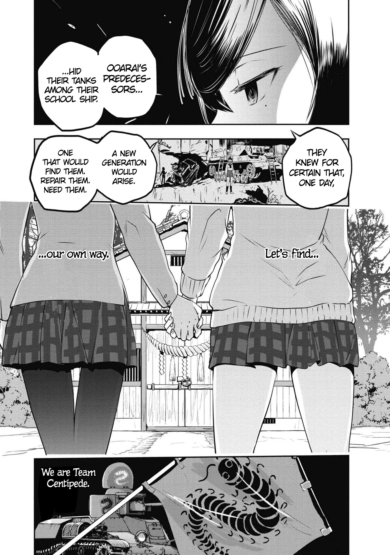 Girls & Panzer - Ribbon no Musha Chapter 64 page 30 - Chapter 64: Team Centipede's Journey will go on. [END]