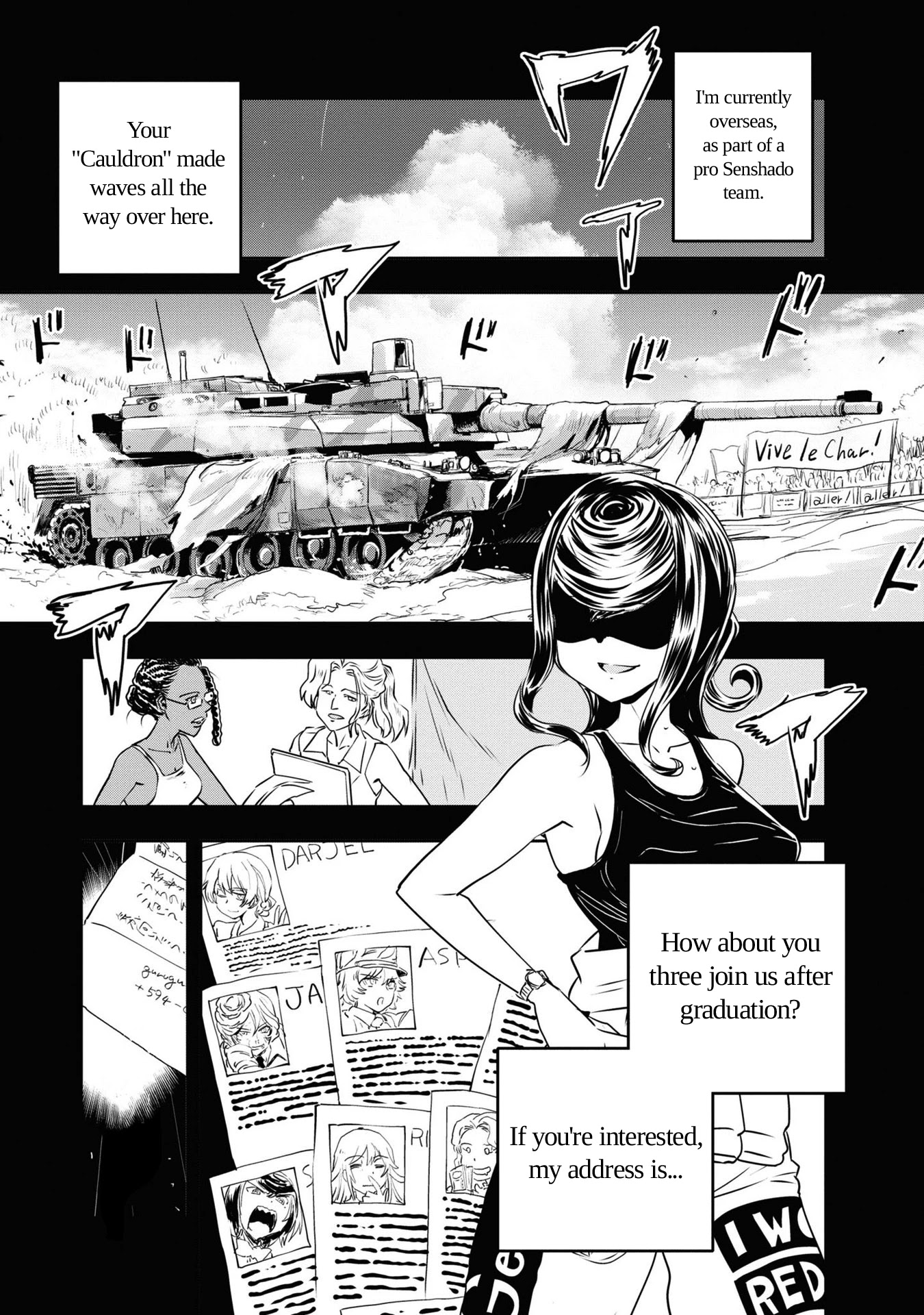 Girls & Panzer - Ribbon no Musha Chapter 64 page 38 - Chapter 64: Team Centipede's Journey will go on. [END]