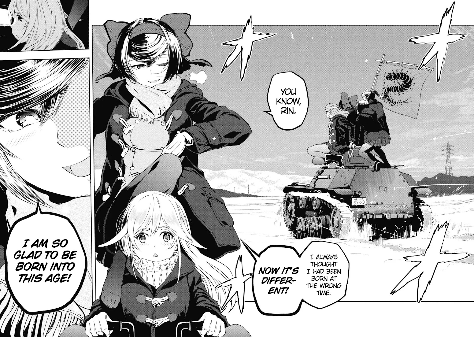Girls & Panzer - Ribbon no Musha Chapter 64 page 57 - Chapter 64: Team Centipede's Journey will go on. [END]