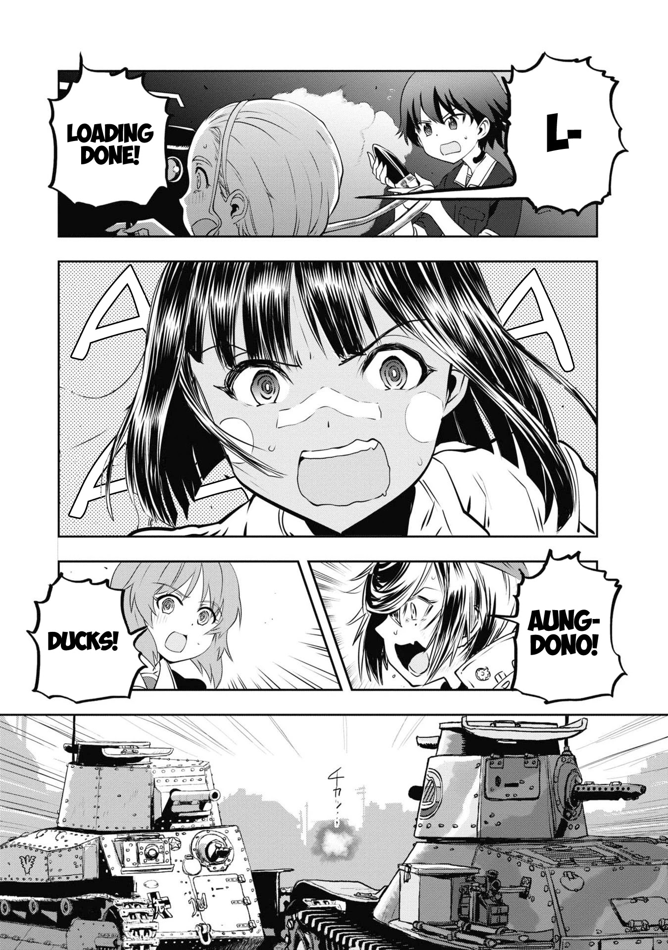 Girls & Panzer - Ribbon no Musha Chapter 64 page 8 - Chapter 64: Team Centipede's Journey will go on. [END]