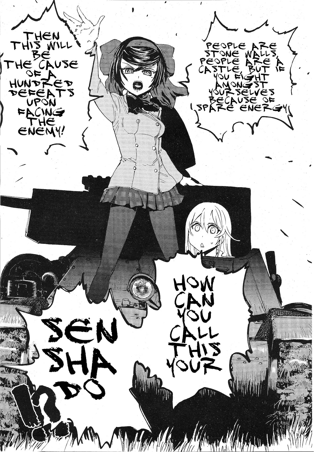 Girls & Panzer - Ribbon no Musha Chapter 7 page 12 - Chapter 7: Baptism Of Tankalation