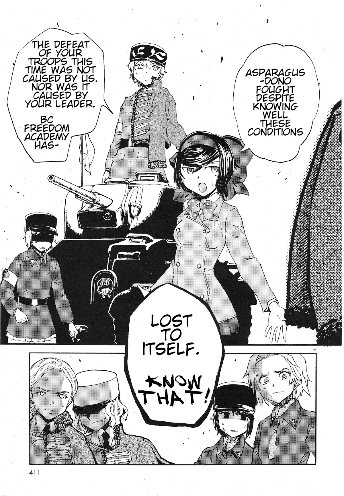 Girls & Panzer - Ribbon no Musha Chapter 7 page 14 - Chapter 7: Baptism Of Tankalation