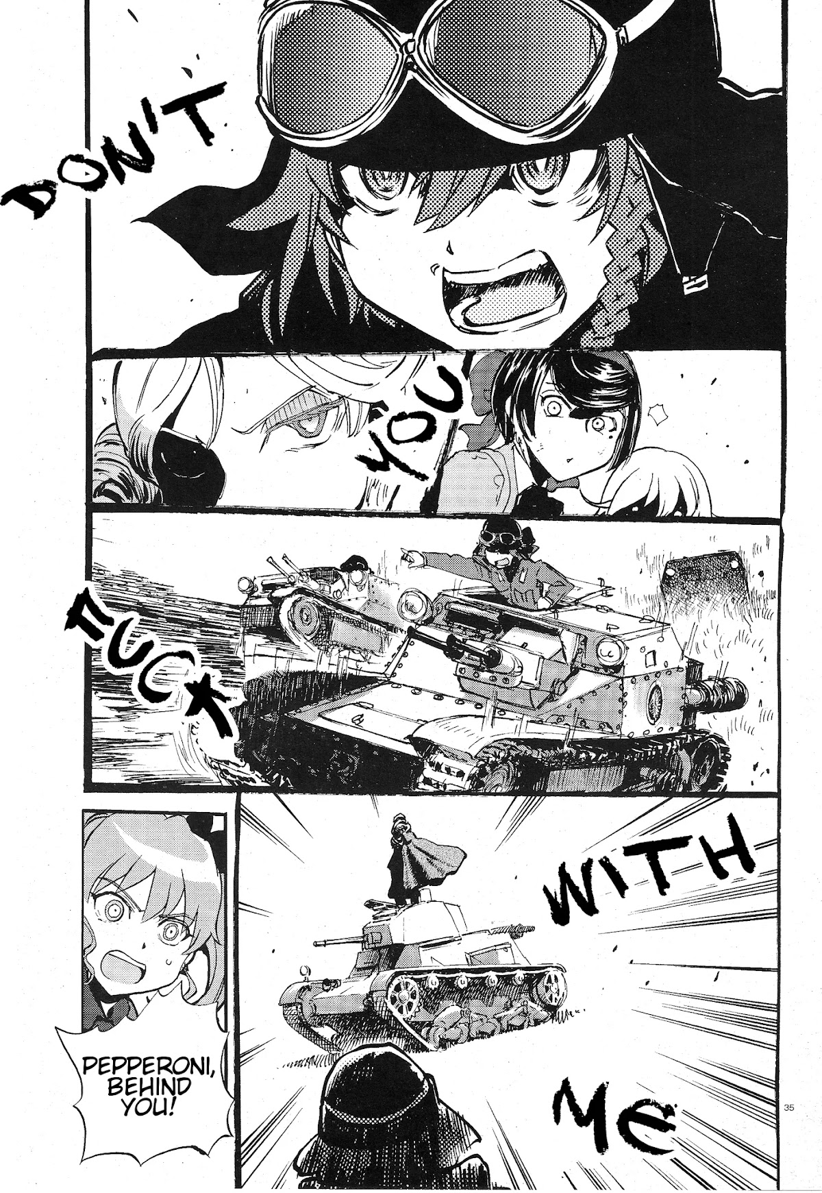 Girls & Panzer - Ribbon no Musha Chapter 7 page 33 - Chapter 7: Baptism Of Tankalation