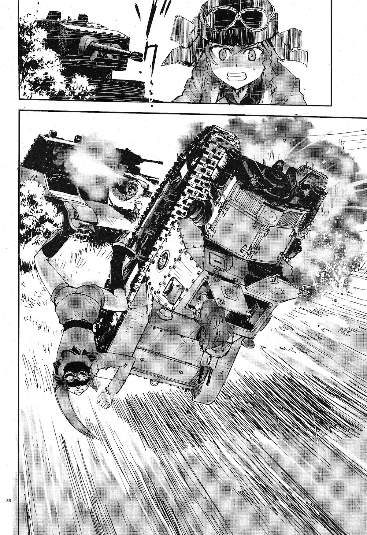 Girls & Panzer - Ribbon no Musha Chapter 7 page 34 - Chapter 7: Baptism Of Tankalation