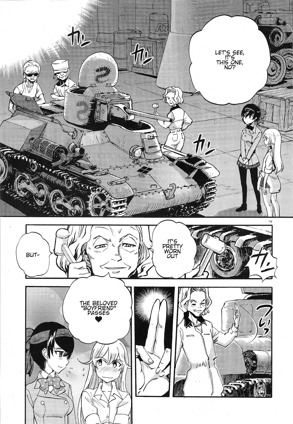 Girls & Panzer - Ribbon no Musha Chapter 8 page 19 - Chapter 8: Spiritual Sucessor