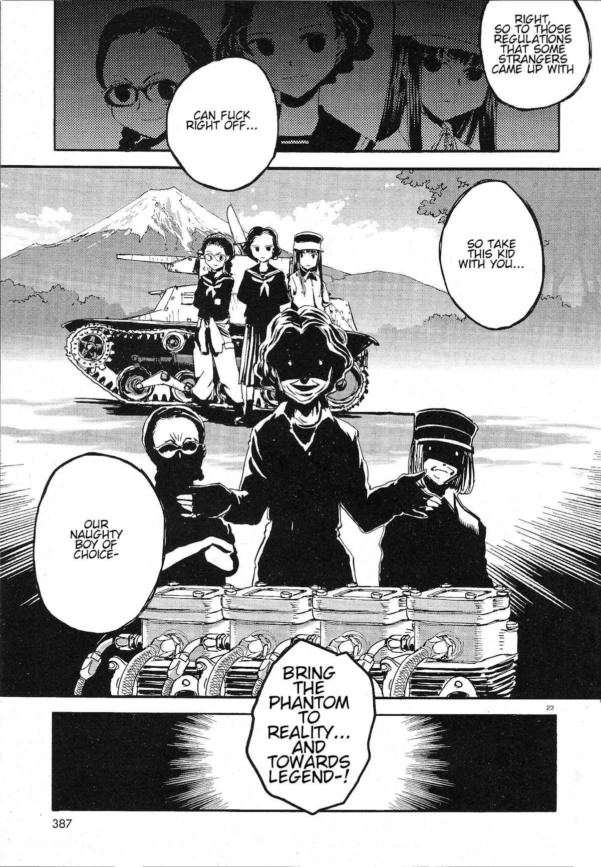Girls & Panzer - Ribbon no Musha Chapter 8 page 23 - Chapter 8: Spiritual Sucessor