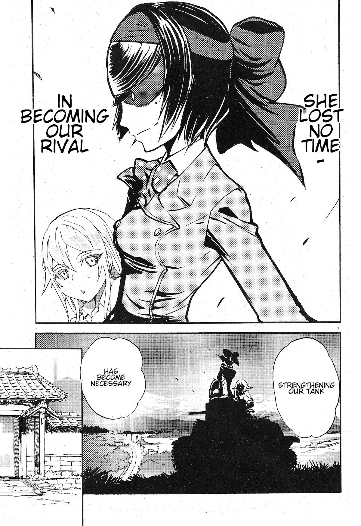Girls & Panzer - Ribbon no Musha Chapter 8 page 3 - Chapter 8: Spiritual Sucessor