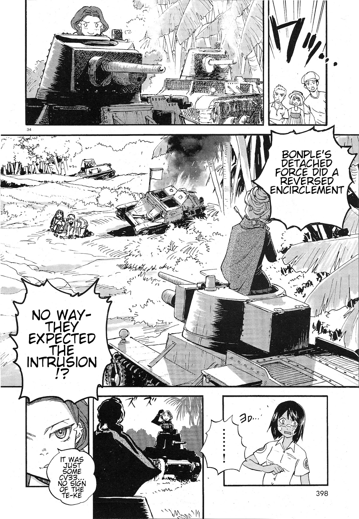 Girls & Panzer - Ribbon no Musha Chapter 8 page 34 - Chapter 8: Spiritual Sucessor