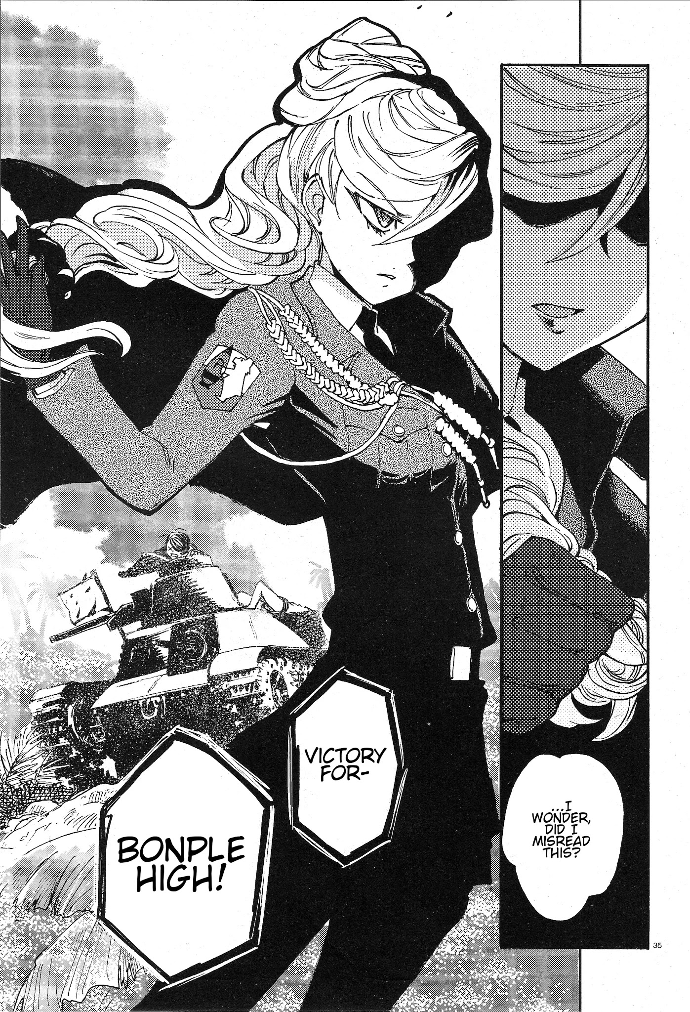 Girls & Panzer - Ribbon no Musha Chapter 8 page 35 - Chapter 8: Spiritual Sucessor